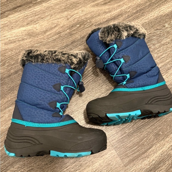 Kamik Blue and Black Winter Boots - Picture 3 of 5